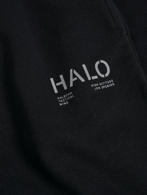 HALO COTTON SWEATPANTS, BLACK, packshot