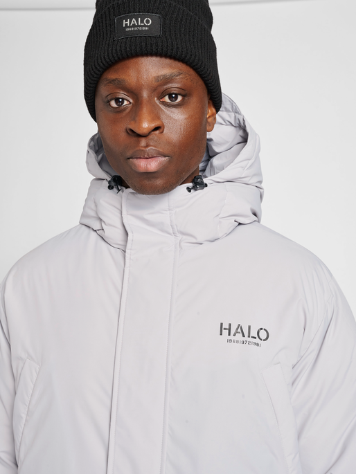 HALO DOWN COAT, HARBOR MIST, model