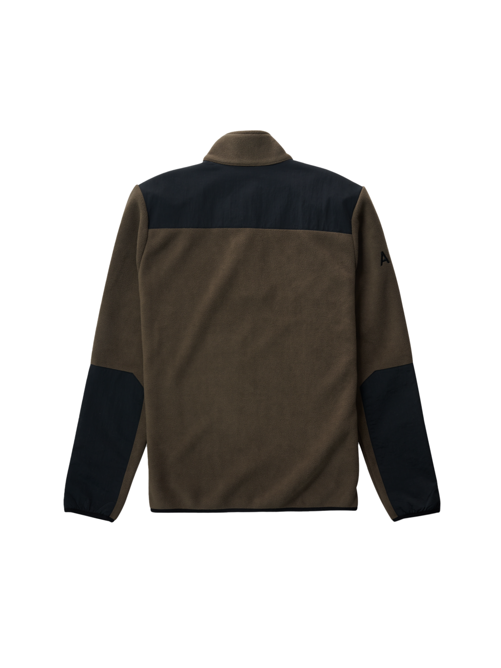 HALO BLOCKED ZIP FLEECE, MAJOR BROWN, packshot