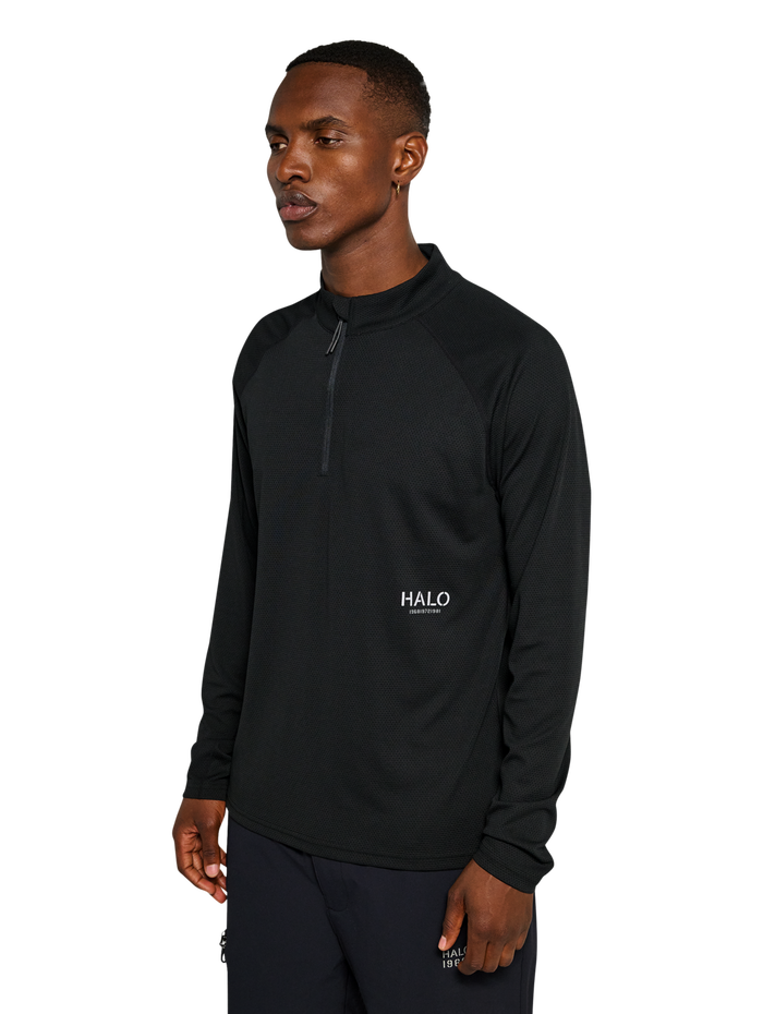 HALO SORONA HALF ZIP, BLACK, model