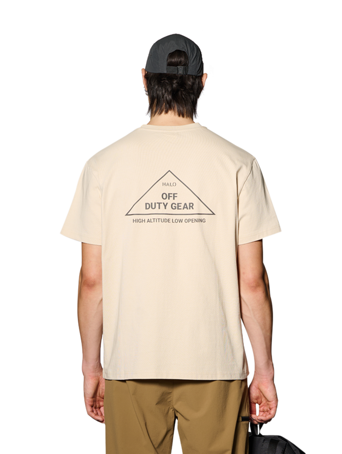 HALO ALTITUDE T-SHIRT, OYSTER GRAY, model