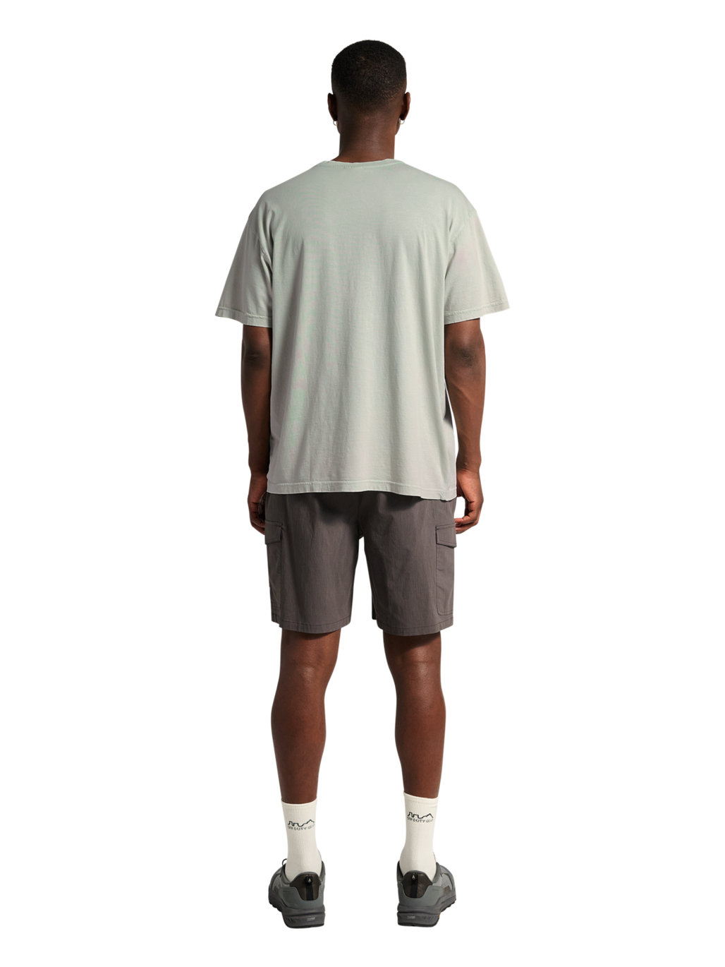 HALO LOGO T-SHIRT 2.0, STORM GRAY, model