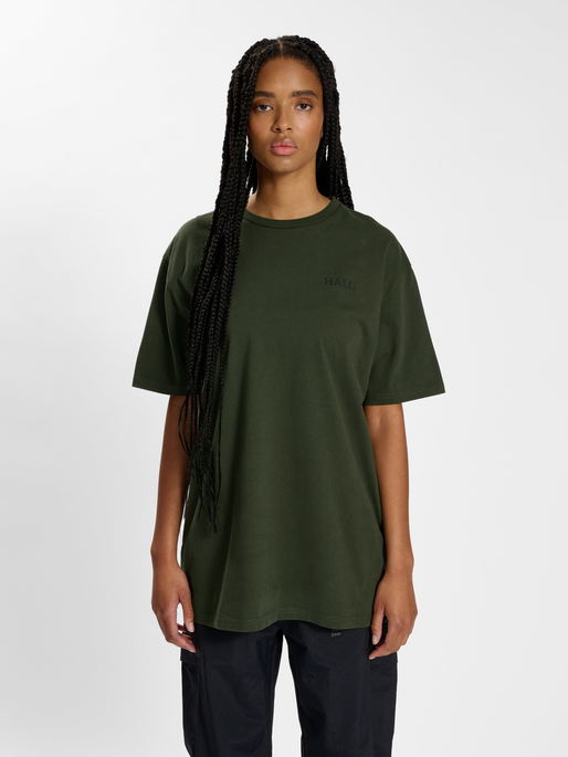 HALO HEAVY GRAPHIC T-SHIRT ATW, FOREST NIGHT, model