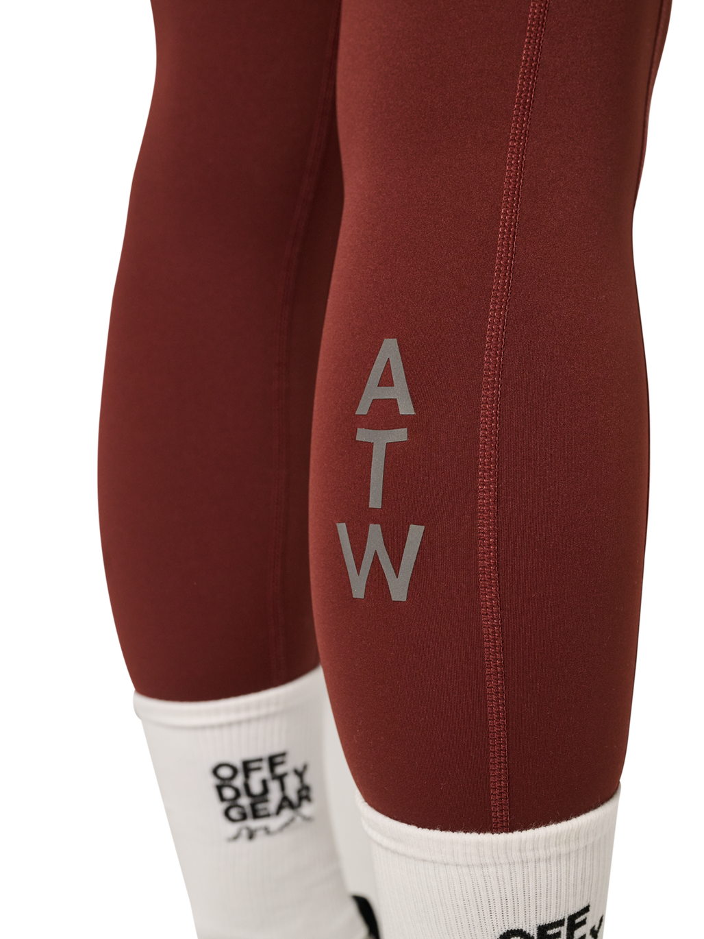 HALO WOMEN TRAINING TIGHTS, BITTER CHOCOLATE, model