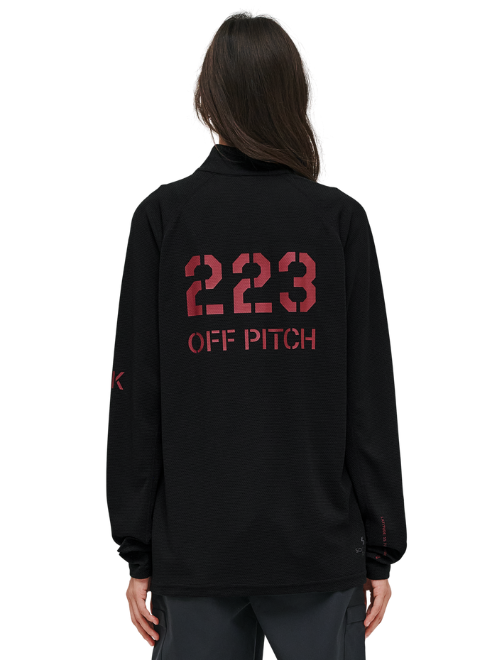 HALO DBU SORONA HALF ZIP, BLACK, model