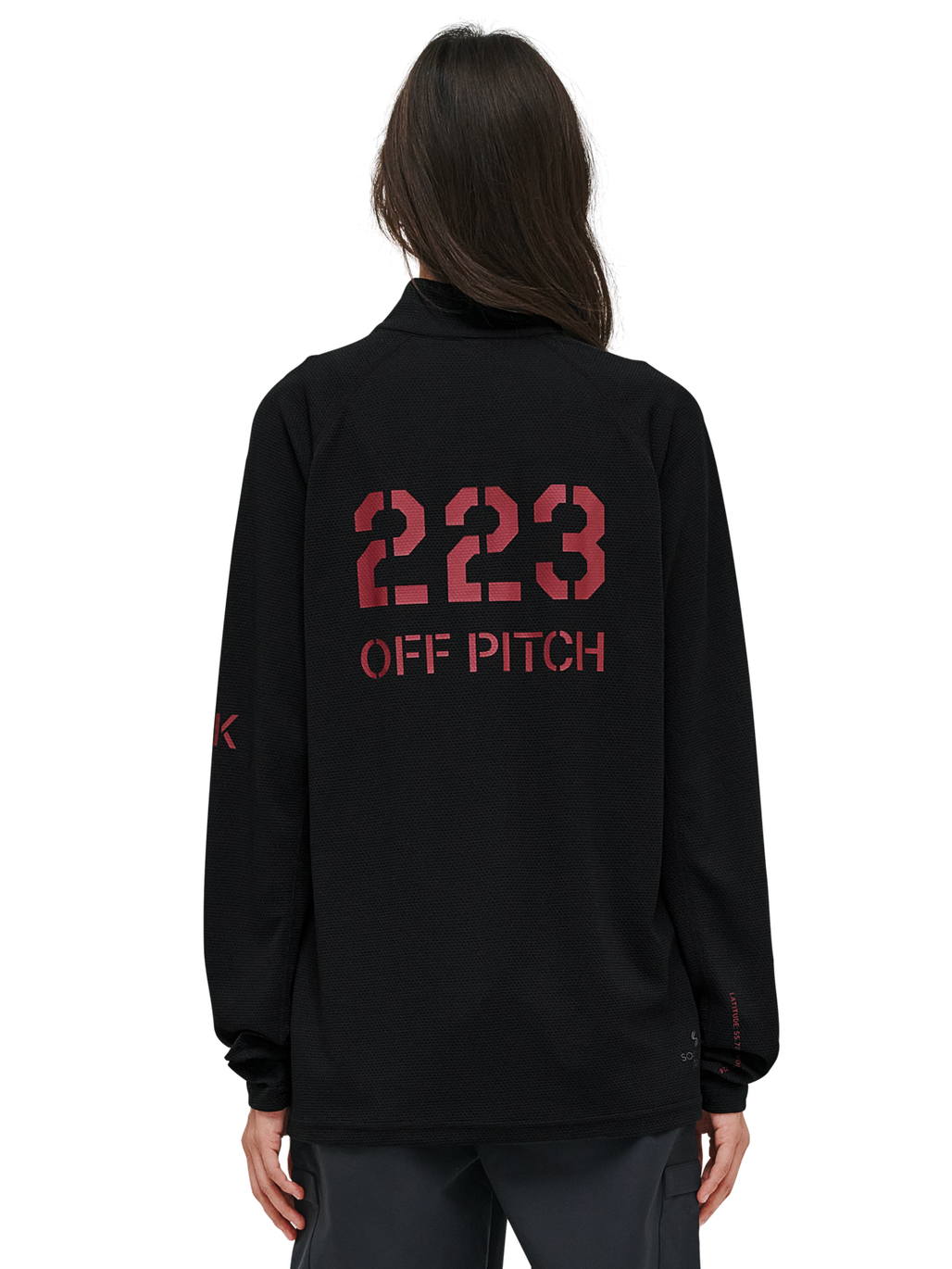 HALO DBU SORONA HALF ZIP, BLACK, model
