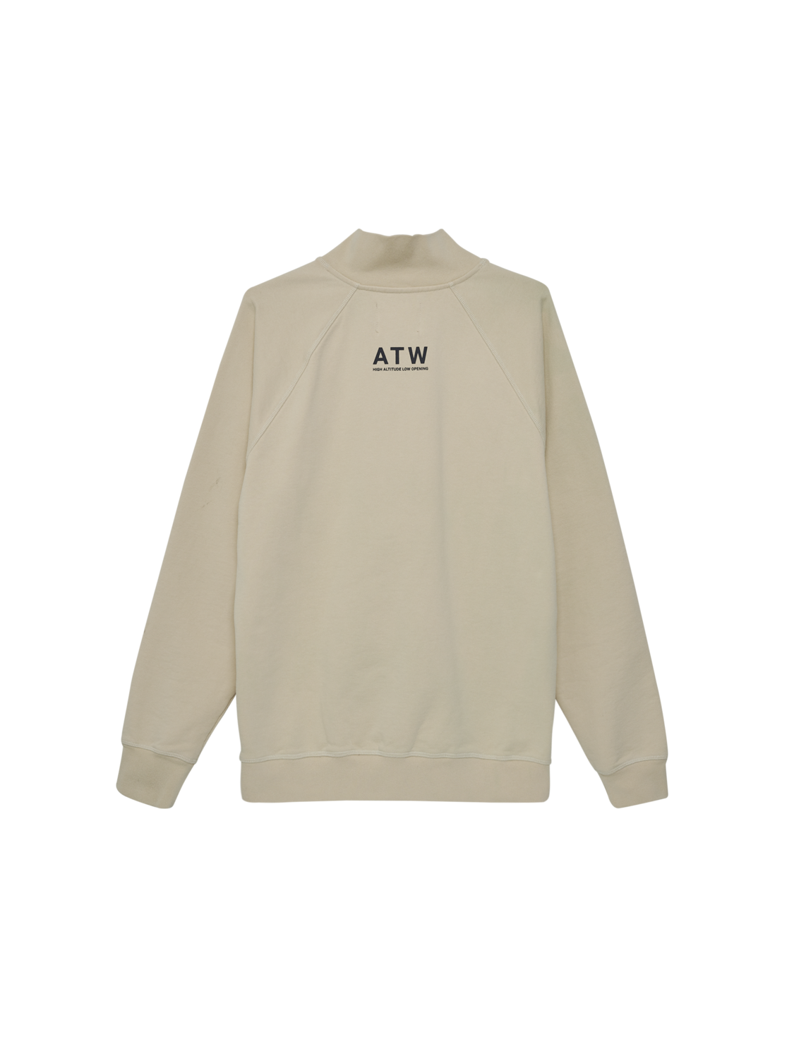 HALO HEAVY GRAPHIC HALFZIP, OYSTER GRAY, packshot