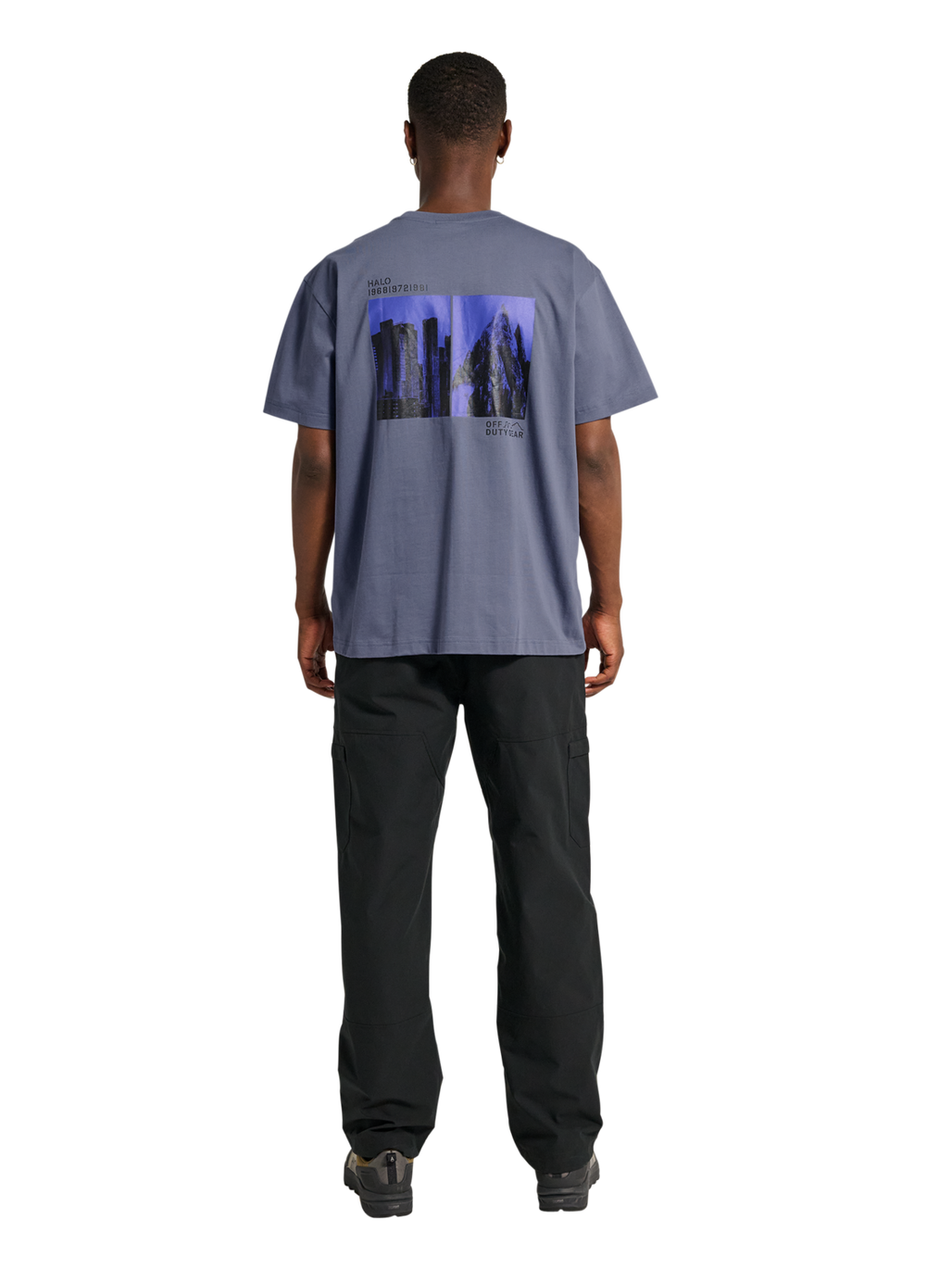 HALO GRAPHIC T-SHIRT, GRISAILLE/GRISAILLE, model