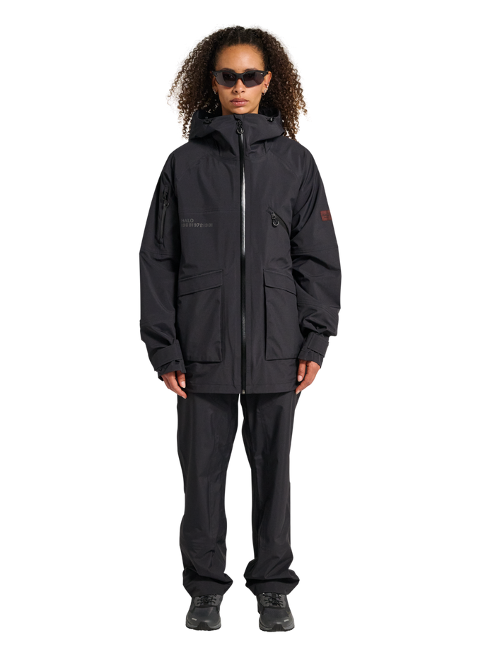 HALO GHOST SHELL JACKET, BLACK, model