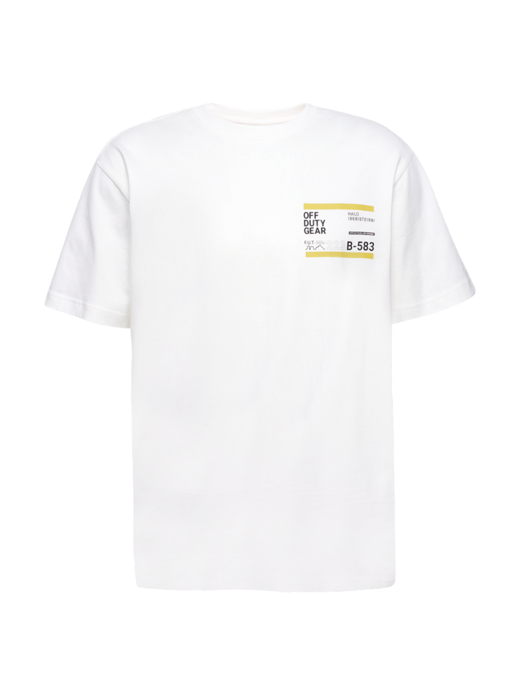 HALO GRAPHIC T-SHIRT 07, MARSHMALLOW, packshot