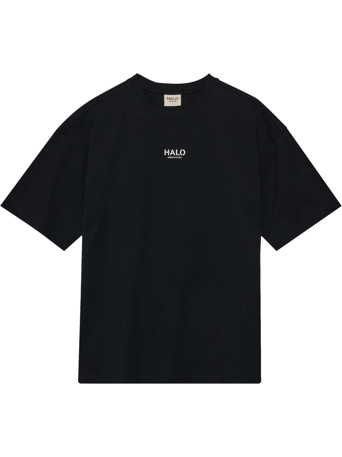 HALO GRAPHIC BOXY T-SHIRT, BLACK/SILVER/SPRING BOQUET, packshot