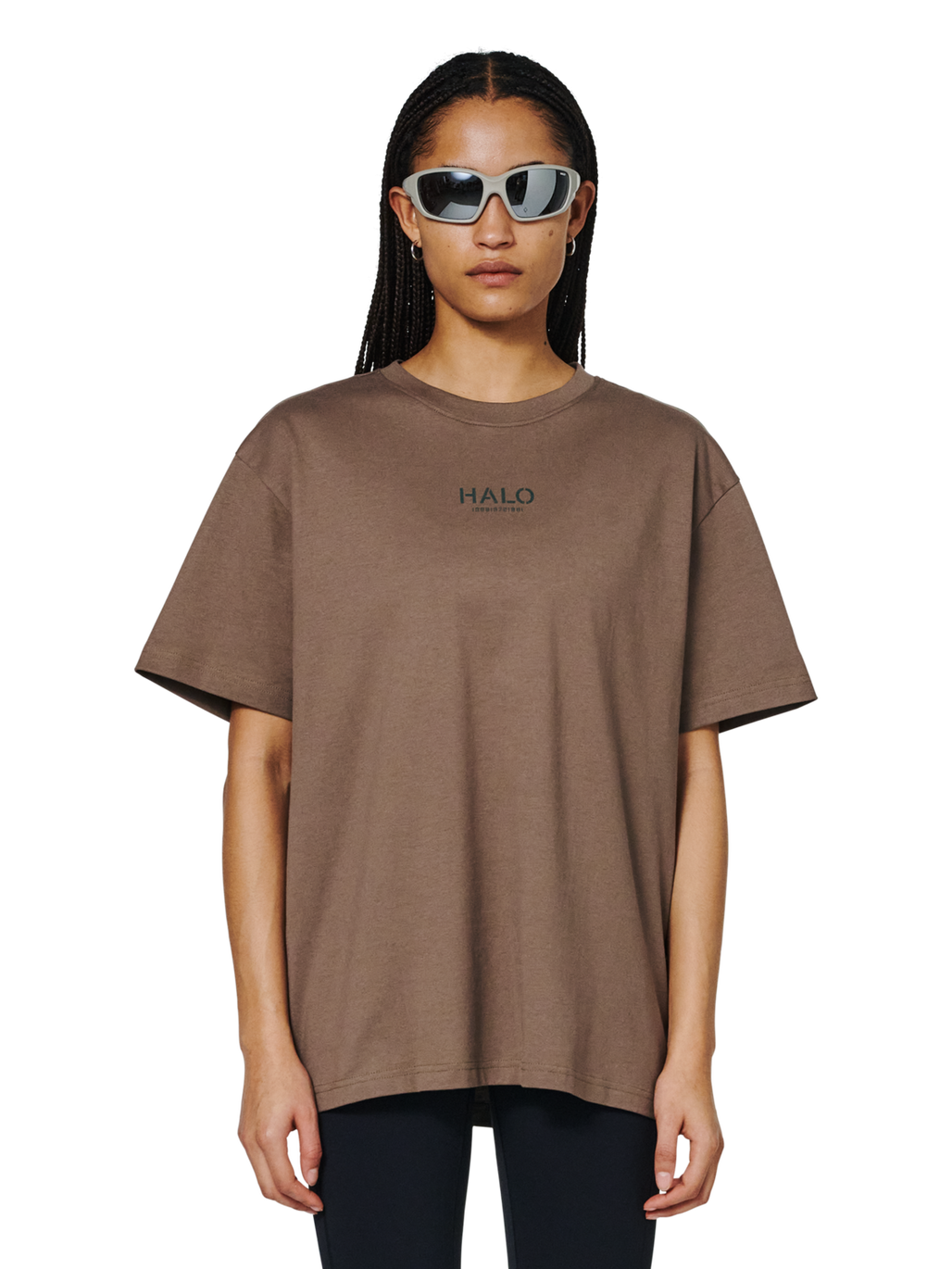 HALO GRAPHIC T-SHIRT 03, CHOCOLATE CHIP, model